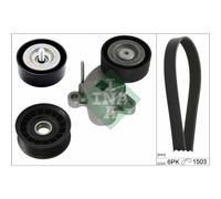 INA Set Cinghia Scanalata Cinghia Dentata per Ford Fiesta VII Dxa / CB7