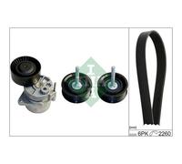 INA Set Cinghia Scanalata Cinghia Dentata per Mercedes-Benz W203 S203