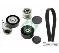 INA Set Cinghia Scanalata per Audi A4 Avant 8K5 B8 8K2 8R Exeo Pezzi 3R5 3R2