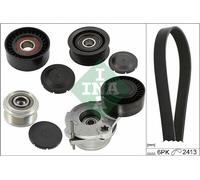 INA Set Cinghia Scanalata per Audi A7 Sportback 4GA 4GF A6 Avant 4G5