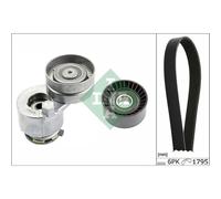 Kit cinghia trapezoidale multirighe 529 0124 10 INA per MITSUBISHI RENAULT OPEL