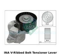 INA V-Ribbed Tendicinghia Leva, Ausiliaria, Drive - 534 0439 10 - Qualità OE