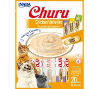 INABA Cat Churu Pure - mix di pollo 20 pz 20 x 14 g