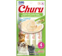 INABA Cat Churu Pure - pollo e capasanta 4 x (4 x 14 g)