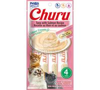 INABA Cat Churu Pure - tonno e salmone 4 x (4 x 14 g)