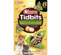 INABA Cat Churu Tidbits - pollo con brodo Dashi 8x12g
