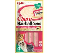 Inaba Cat Ciao Churu Hairball snack cremosa - pollo 4 x (4 x 14 g)