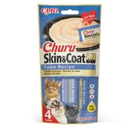 Inaba Cat Ciao Churu Skin & Coat snack cremoso - tonno 4 x (4 x 14 g)