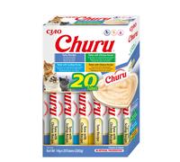 Inaba Cat Ciao Churu snack cremoso - selezione di tonno (tonno, pollo, capesante, formaggio) 4 x (20 x 14 g)