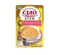 INABA Cat Ciao Stew - stufato cremoso per gatti al gusto di pollo e salmone 40 g