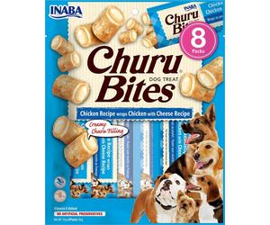 INABA Churu Bite Chicken 8x12g wraps con pollo e formaggio per cani