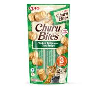 INABA Churu Bites Chicken tuna wrap 3x10g bocconcini con tonno per gatti