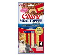 INABA Churu Meal Topper, Snack per Gatti Cremoso con Pollo - 1 Pack (4 Stick x 14gr) - Condimento per Cibo Secco Gatti - Snack Gatto Senza Conservanti o Coloranti Artificiali, Grain-Free
