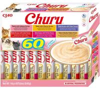 INABA Churu per gatti – gusti misti con tonno – 60x14 g