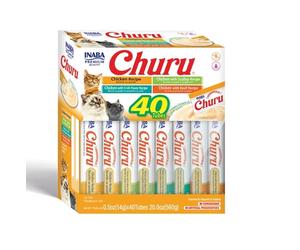 INABA Churu Varieties Chicken Recipe 40x14g bocconcino cremoso al pollo per gatti