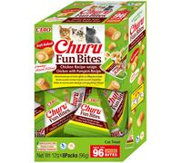 INABA Churu Cat Fun Bites Chicken with Pumpkin 8x12g wraps con pollo e zucca per gatti