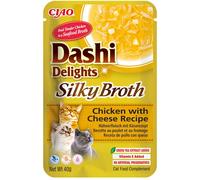 Inaba® Ciao® Inaba Ciao Dashi Delights Silky Broth Brodo di Pollo con Formaggio Umido per Gatti 40 g