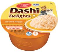 Inaba® Ciao® Inaba Dashi Delights Delicati Fiocchi in Brodo di Pollo con Pollo Alimento Umido per Gatti 70 g