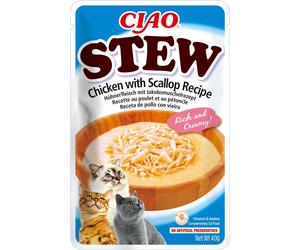 INABA CIAO Stufato di pollo e capesante 40g
