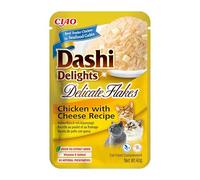 INABA Cat Dashi Delights Delicate Flakes Pollo e formaggio 40g