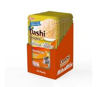 INABA Dashi Delights Delicate Flakes, Delicati Fiocchi in Brodo di Pollo - Cibo Umido per Gatti, Snack per Gatti Con Proteine, Ingredienti Naturali - Pasto Complementare - 12 x 40gr