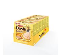 INABA Dashi Delights, Delicati Fiocchi in Brodo di Pollo - 6 Coppette x 70 gr - Cibo Umido per Gatti con Brodo Dashi - Snack per Gatti Ricco di Proteine, Ingredienti Naturali - Pasto Complementare