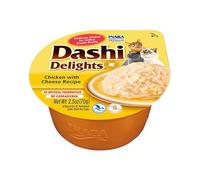 INABA GATTO DASHI DELIGHTS ADULTO RICETTA POLLO & FORMAGGIO CUP 70 GR