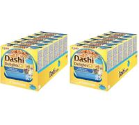 INABA Dashi Delights, Delicati Fiocchi in Brodo per Gatti con Tonno - 6 Coppette x 70 gr - Cibo Umido Complementare con Dashi, Snack per Gatti Ricco di Proteine, Ingredienti Naturali (Confezione da 2)