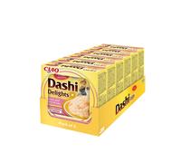 INABA Dashi Delights, Delicati Fiocchi in Brodo Pollo con Salmone - 6 Coppette x