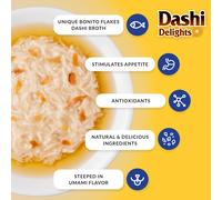 Inaba Cat Dashi Delights cibo umido per gatti - pollo, tonno, salmone 70 g