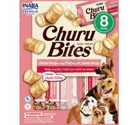INABA Dog Churu Bites - pollo e salmone 8 x 12 g