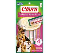 INABA Dog Churu Pure - pollo e salmone 4 x (8 x 20 g)