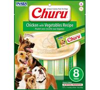 Churu Snack Cremoso per Cani 8 x 14 g - Pollo con verdure