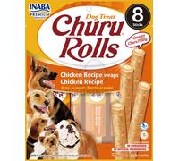 INABA Dog Churu Rolls - pollo 8 x 12 g