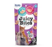 INABA Juicy Bites crocchette umide ai gamberetti e frutti di mare per gatti 33,9 g (3x11,3 g)
