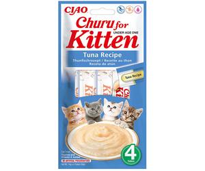 INABA Kitten Tuna 4x14 g bocconcini di tonno per gattini