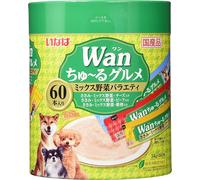 INABA Wan Churu Gourmet Dog Treats Varietà di verdure miste 14 g × 60...