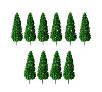 INACMWIH 10 Pezzi Modello Alberi Scala Ferrovia Giardino Fato Layout Gioco Decorazione Alberi in miniatura