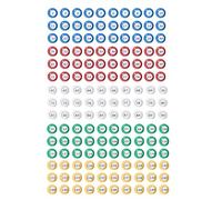 INACMWIH 150 palline da bingo, palline da tally per attività di grandi gruppi aziendali, compleanni