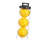 INACMWIH 3 palline da pickleball da pickleball, accessori per torneo all'aperto e al chiuso, giallo, 7,4 cm