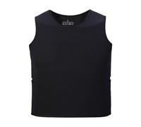 INACMWIH Gilet a compressione per bambini, comodo per autismo, sensoriale, traspirante, nero, 50,8 x 91,4 cm