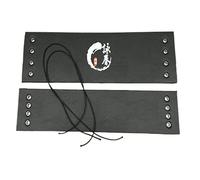 INACMWIH Wing Chun - Fascia elastica in legno per la testa, 2 pezzi, diverse dimensioni, colore: nero, 2 pezzi