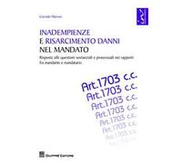 Inadempienze e risarcimento danni nel mandato. Risposte alle questioni sostanziali e processuali nei rapporti fra mandante e mandatario