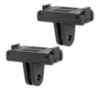 Inajoke Supporto magnetico adattatore per DJI Osmo Action 5 Pro/4/3, adattatore a sgancio rapido con doppio artiglio, forte chiusura magnetica, supporto in alluminio per fotocamera d'azione