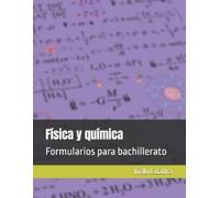 Iñaki Cuadra Física y química (Tascabile) Formularios Para Bachillerato