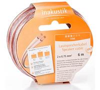 Inakustik 10m Star Speaker Cable cavo audio Trasparente