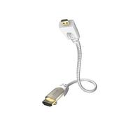 Inakustik - Cavo HDMI Premium II ad alta velocità con Ethernet (micro HDMI-HDMI, 0,75 m)