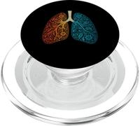 Inalare ed espirare Anatomia Umana Colorata PopSockets PopGrip per MagSafe
