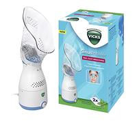 Inalatore Vicks Sinus - Per Tosse, Raffreddore e Naso Chiuso - Controllo Regolabile del Vapore - Spegnimento Automatico - Ricariche con Oli Essenziali Incluse - VH200
