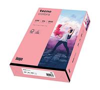 Inapa Carta colorata per stampante tecno colorata: 120 g/m², A4, 250 fogli, rosa